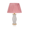 PLEATED LINEN LAMPSHADE IN PINK