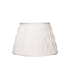 PLEATED SILK LAMPSHADE IN IVORY