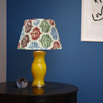 AUTUMNAL SILK IKAT LAMPSHADES SHOT