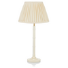 SMALL BAMBOO LACQUERED LAMP IN CREAM