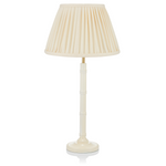 SMALL BAMBOO LACQUERED LAMP IN CREAM