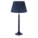 SMALL BAMBOO LACQUERED LAMP IN NAVY