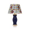 BLUE, RED, GREEN AND YELLOW IKAT LAMPSHADE