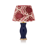 BURGUNDY AND MAGENTA IKAT LAMPSHADE