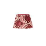 BURGUNDY AND MAGENTA IKAT LAMPSHADE