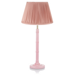 SMALL BAMBOO LACQUERED LAMP IN PINK