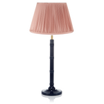 SMALL BAMBOO LACQUERED LAMP IN NAVY