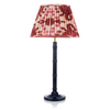 SMALL BAMBOO LACQUERED LAMP IN NAVY