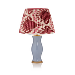 BURGUNDY AND MAGENTA IKAT LAMPSHADE